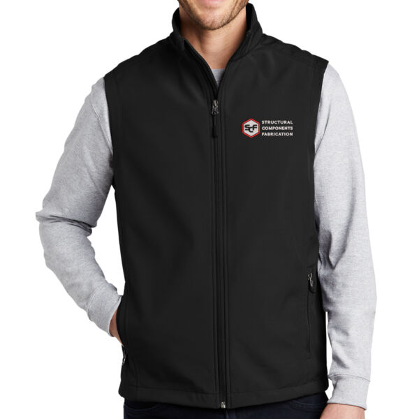 Port Authority® Core Soft Shell Vest - Embroidered Logo Thumbnail