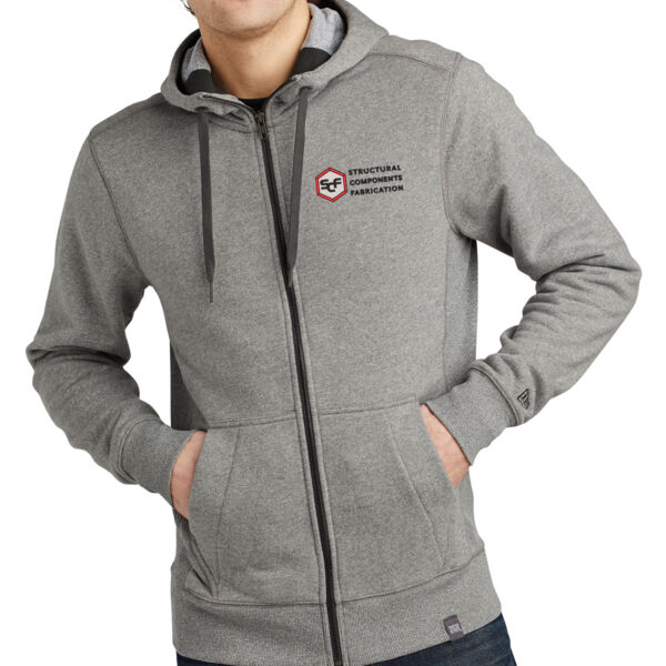 New Era® French Terry Full-Zip Hoodie - Embroidered Logo Thumbnail