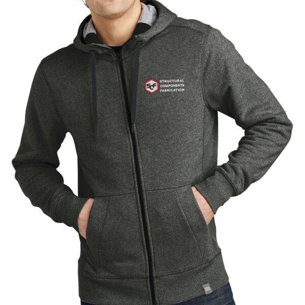 New Era® French Terry Full-Zip Hoodie - Embroidered Logo Thumbnail