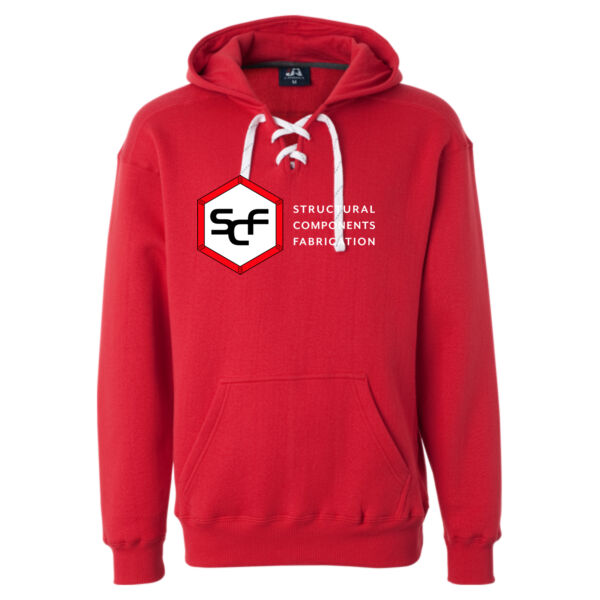 J. America - Sport Lace Hooded Sweatshirt - Printed Logo Thumbnail