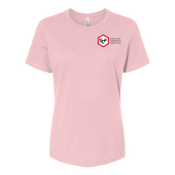 BELLA + CANVAS - Women’s Relaxed Jersey Tee - Printed Logo Thumbnail