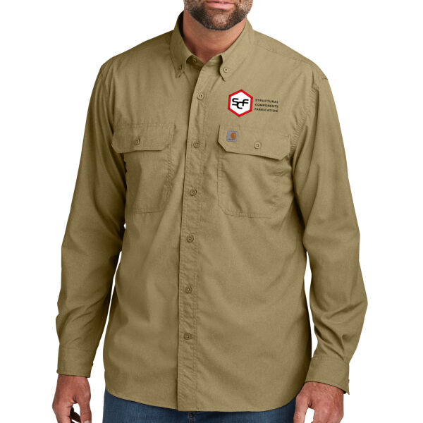 Carhartt Force® Solid Long Sleeve Shirt - Printed Logo Thumbnail