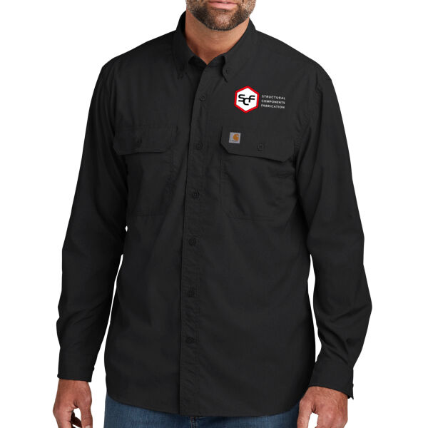 Carhartt Force® Solid Long Sleeve Shirt - Printed Logo Thumbnail