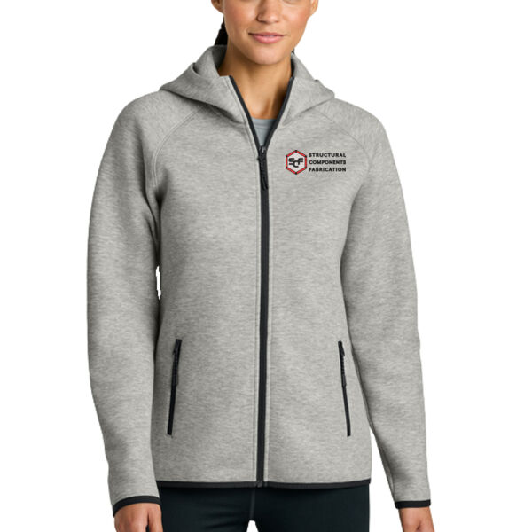Sport-Tek® Women’s Phenom Full-Zip Hoodie - Embroidered Logo Thumbnail