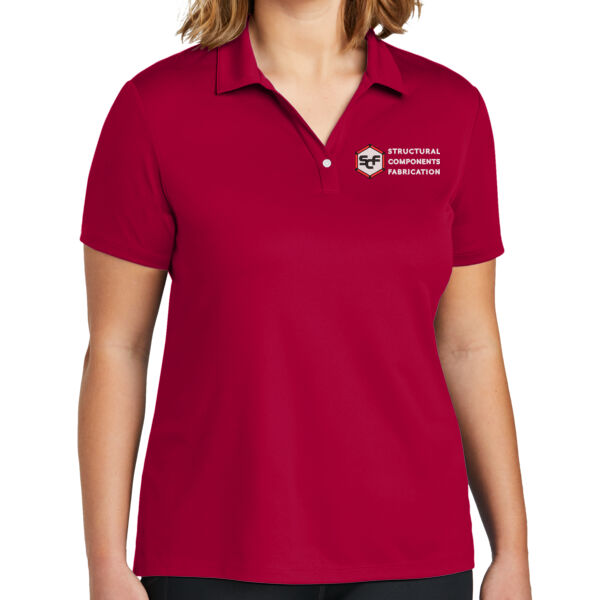 Sport-Tek® Women's UV Micropique Polo - Embroidered Logo Thumbnail