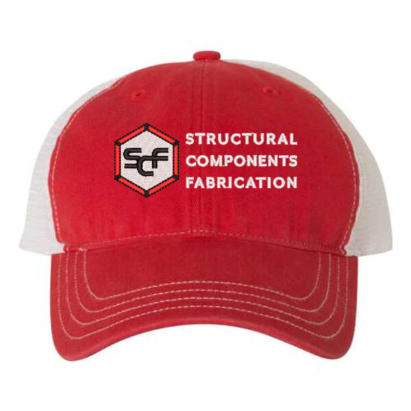 Richardson Garment Washed Trucker Hat - Embroidered Logo Thumbnail