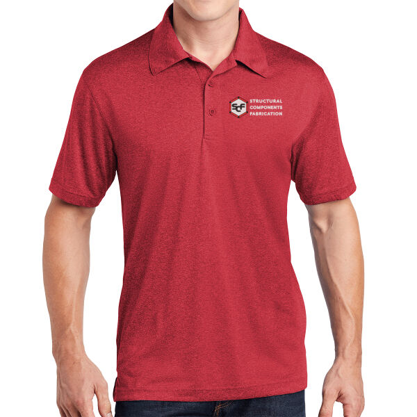Sport-Tek® Heather Contender™ Polo - Embroidered Logo Thumbnail