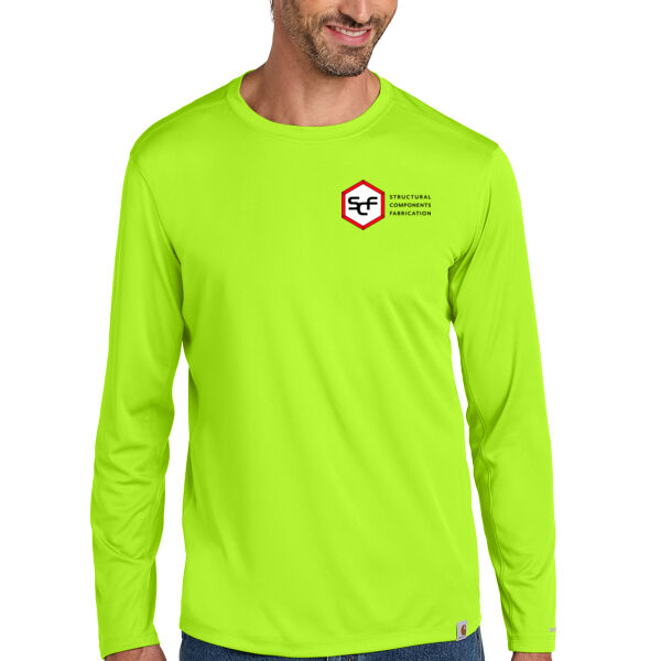 Carhartt Force® Sun Defender™ Long Sleeve T-Shirt - Printed Logo Thumbnail