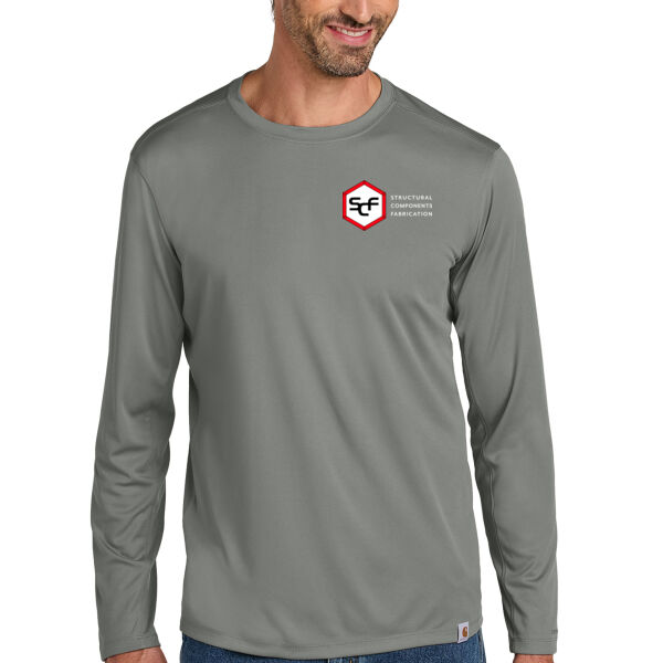 Carhartt Force® Sun Defender™ Long Sleeve T-Shirt - Printed Logo Thumbnail