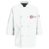 Button Chef Coat with Thermometer Pocket Thumbnail